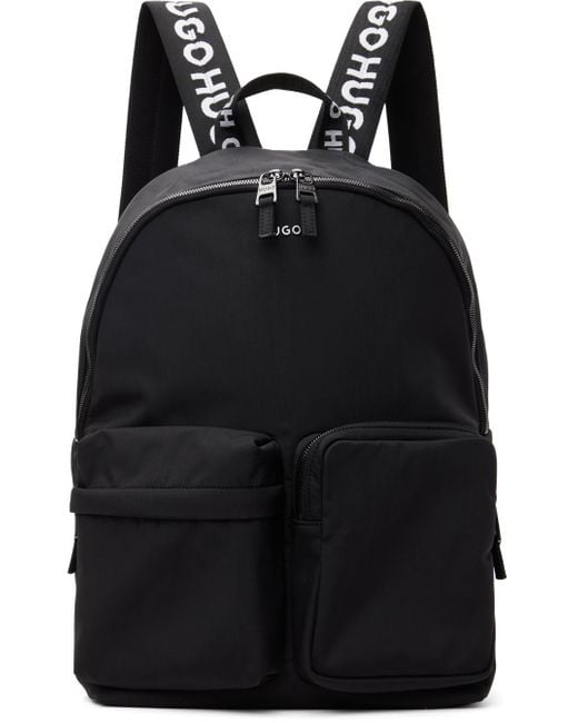 HUGO Black Tayron Backpack for men