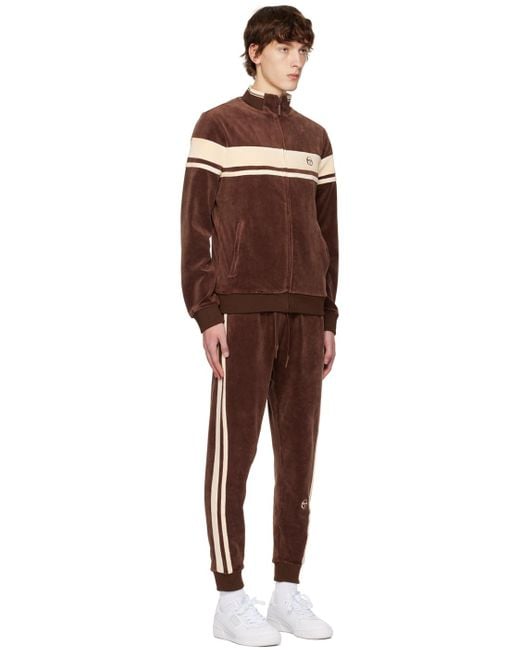Sergio Tacchini Black Damarindo Tracksuit Set for men