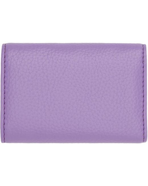 Vivienne Westwood Purple Re-vegan Envelope Billfold Wallet
