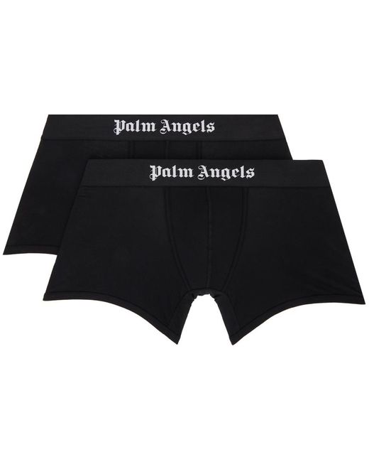 Palm Angels Two-pack Black '' Boxers for men