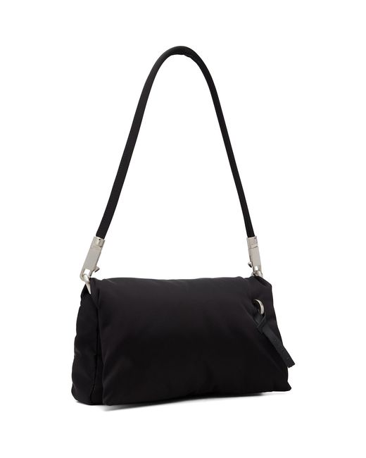 Rick Owens Black Tower Shoulder Pillow Griffin Bag