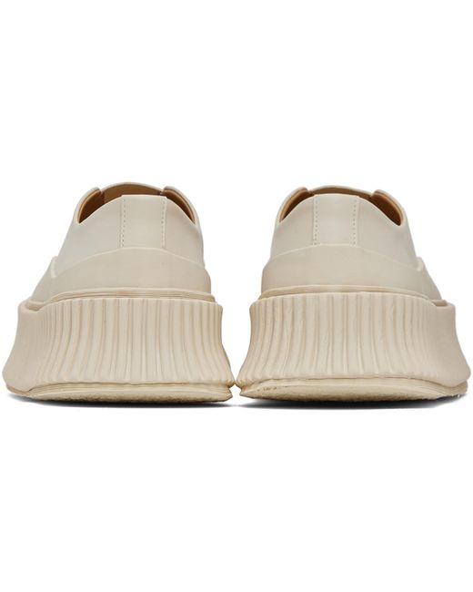 Jil Sander Black Off- Platform Sneakers