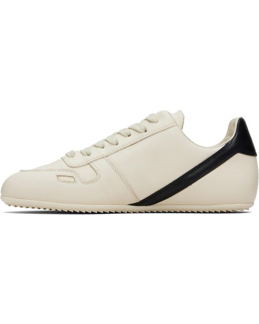 Rick Owens Black Off- Concordians Minimal Sneakers