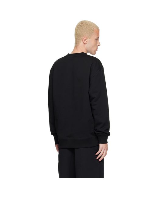 Balmain Black Printed Vine' Sweatshirt for men