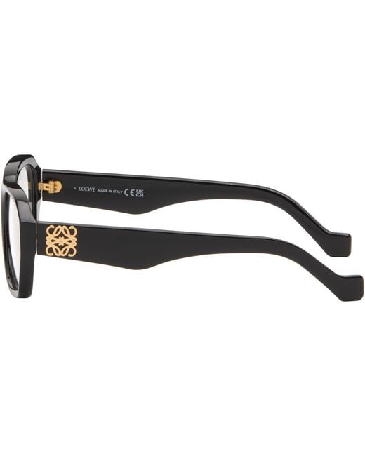 Loewe Black Anagram Glasses for men