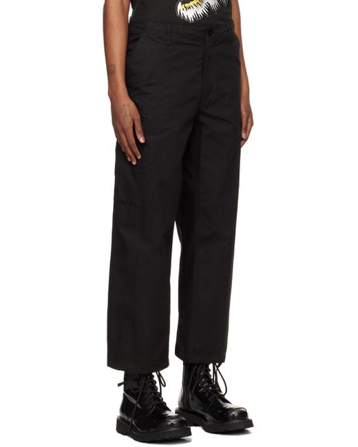 Pantalon cargo noir à cordons coulissants KENZO pour homme en coloris Black