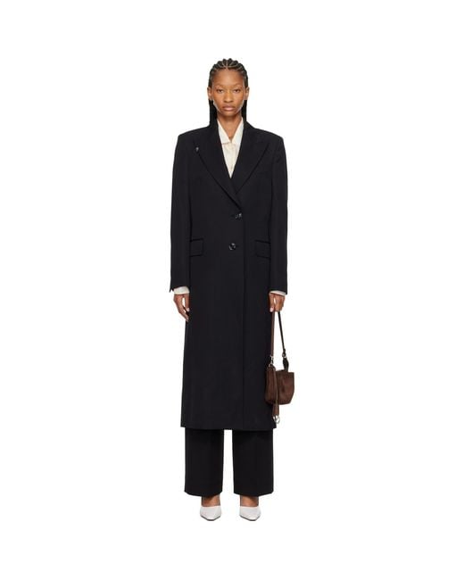 Our Legacy Black Manta Coat