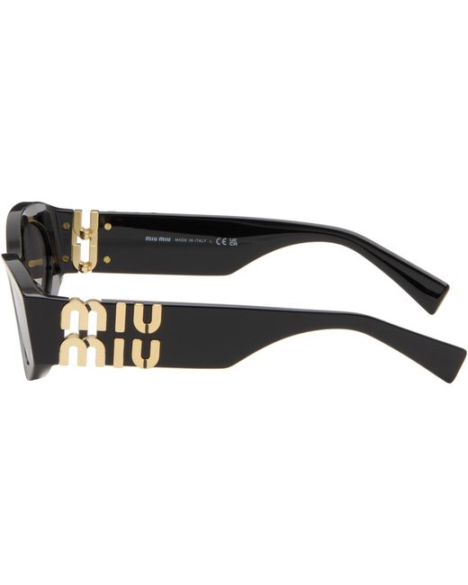 Miu Miu Gray Miu Glimpse Sunglasses