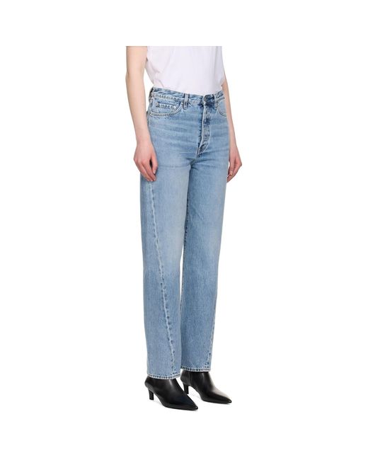 Totême  Blue Twisted Seam Jeans
