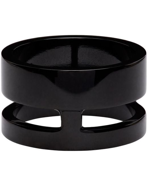 Fendi Black Bag Bugs Shiny Red Eyes Ring for Men | Lyst UK