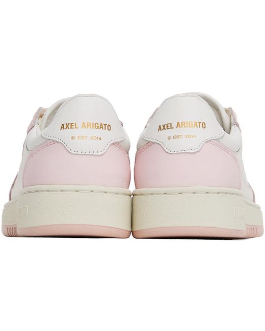 Axel Arigato Black White & Pink Dice Lo Sneakers