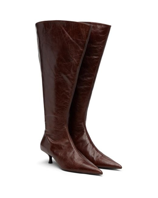Abra Brown Flare Boots