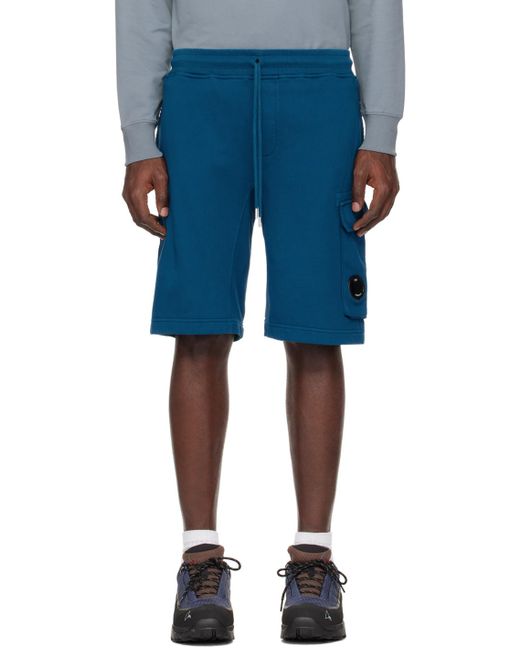 C P Company Blue Lens Shorts for men
