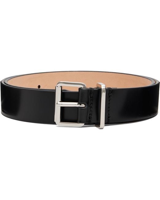 DSquared² Black Simple Buckle Belt for men