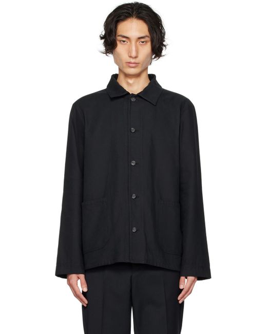 A.P.C. Black . Navy Kerlouan Jacket for men