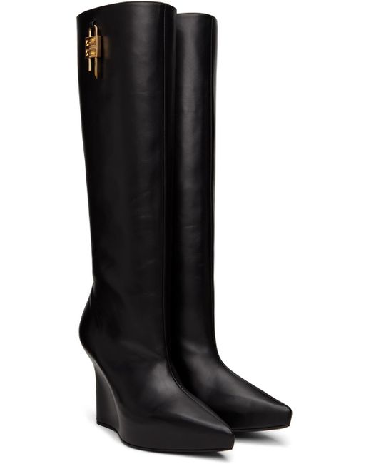 Givenchy Black G-Lock Boots