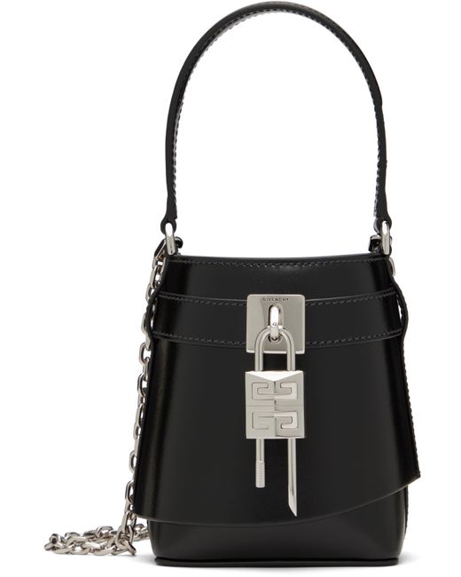 Givenchy Black Micro Shark Lock Bucket Bag