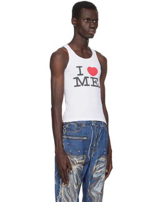 Ashley Williams Black 'I Heart Me' Tank Top for men