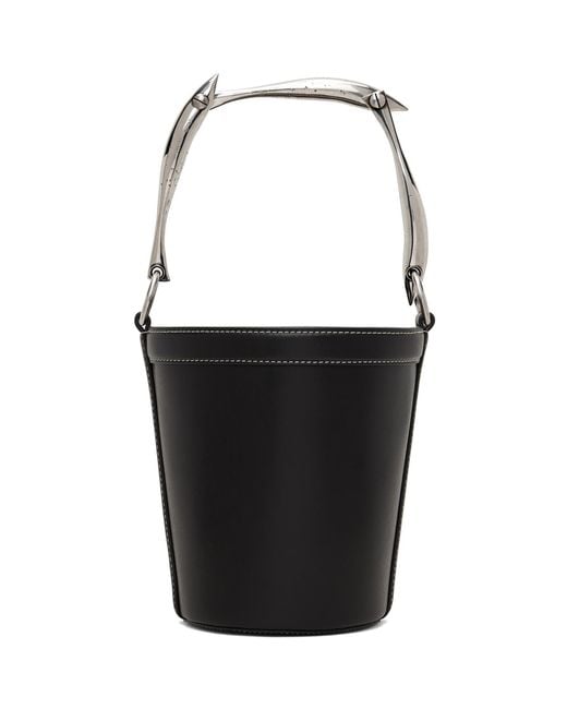 Bottega Veneta Black Sardine Bucket Bag for men