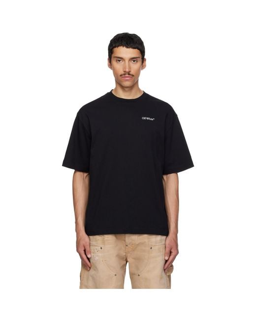 Off-White c/o Virgil Abloh Black Half Arrow Skate T-Shirt for men