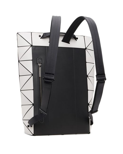 Issey Miyake Gray Off- Blocky Backpack for men