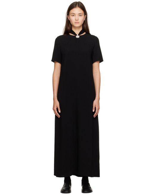 The Row Robi Maxi Dress in Black | Lyst