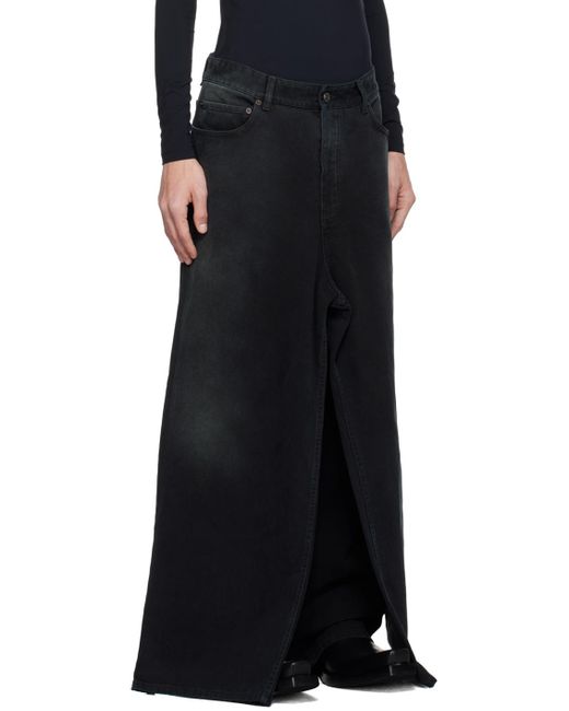 Balenciaga Black Double Side Jeans for men
