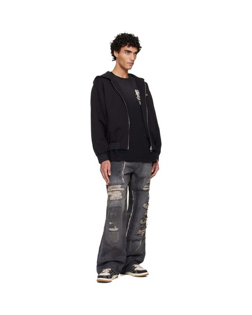 Amiri Blue Ma Hooded Jacket for men