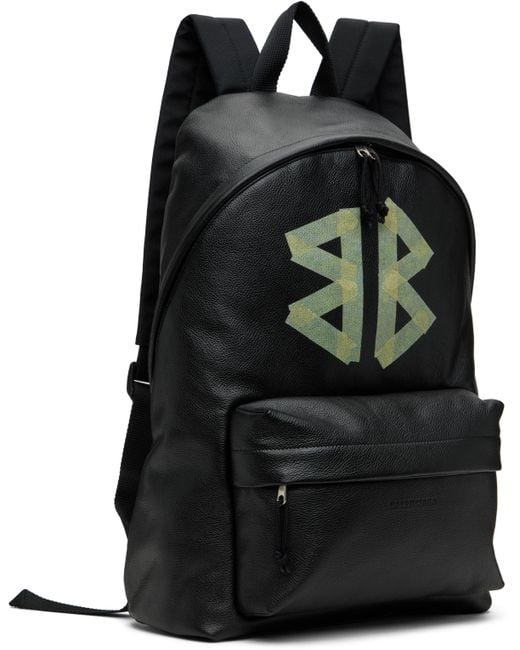 メンズ Balenciaga ブラック Explorer バックパック Black
