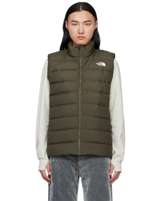 メンズ The North Face カーキ Aconcagua 3 ダウンベスト Black