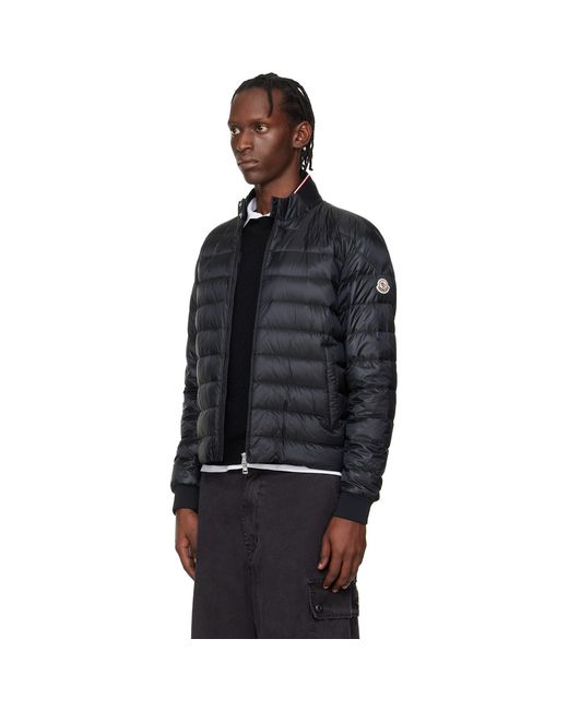 Moncler Black Rigel Short Down Jacket for men