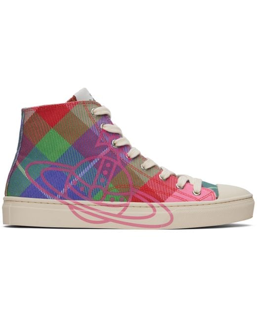 Vivienne Westwood Black Plimsoll High Top Sneakers for men