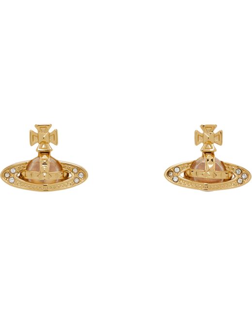 Boucles D'Oreilles En Bas-Relief Pina Dorées Vivienne Westwood pour homme en coloris Black