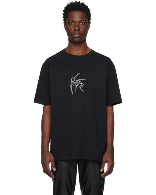Han Kjobenhavn Black Artwork T-shirt for men