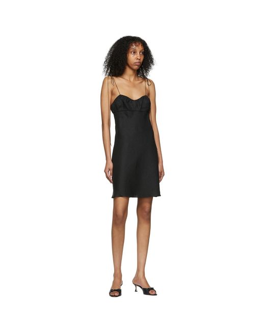 Anna October Black Kamini Mini Dress