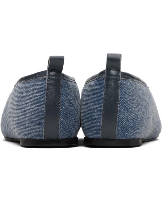 Paloma Wool Pili Denim Ballerina Flats in Blue | Lyst