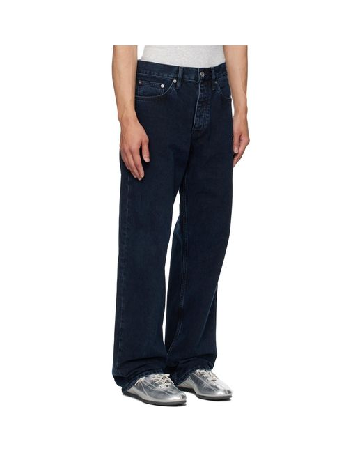 sunflower Blue Loose Jeans for men