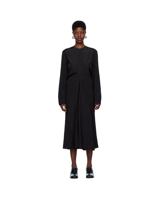 Studio Nicholson Black Welles Midi Dress