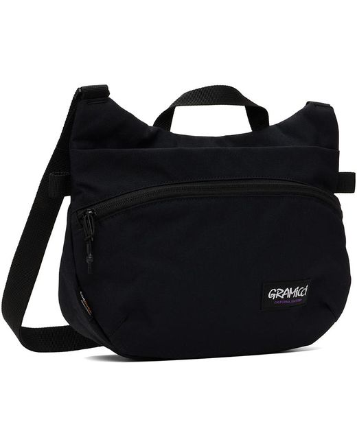 Gramicci Black Cordura Shoulder Bag for men