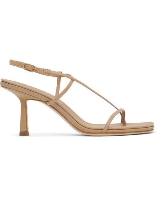 STUDIO AMELIA Black Cross Front 70 Heeled Sandals