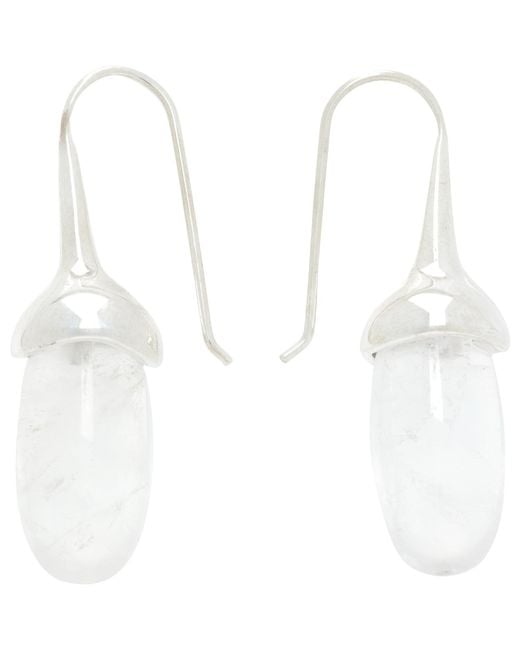 Sophie Buhai White Dripping Stone Earrings