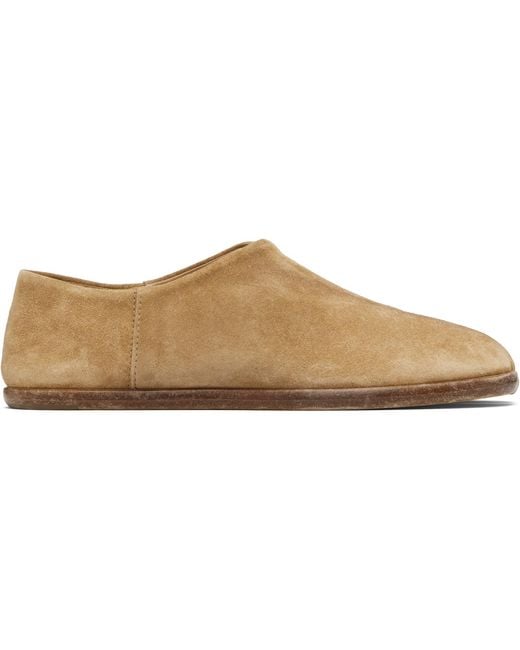 Maison Margiela Black Tan Tabi Babouches Loafers for men