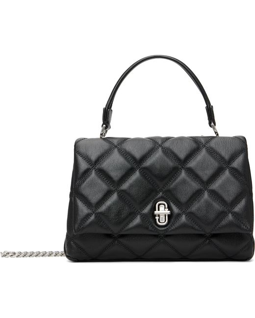 Marc Jacobs Black 'The Quilted Slim Dual Convertible' Shoulder Bag