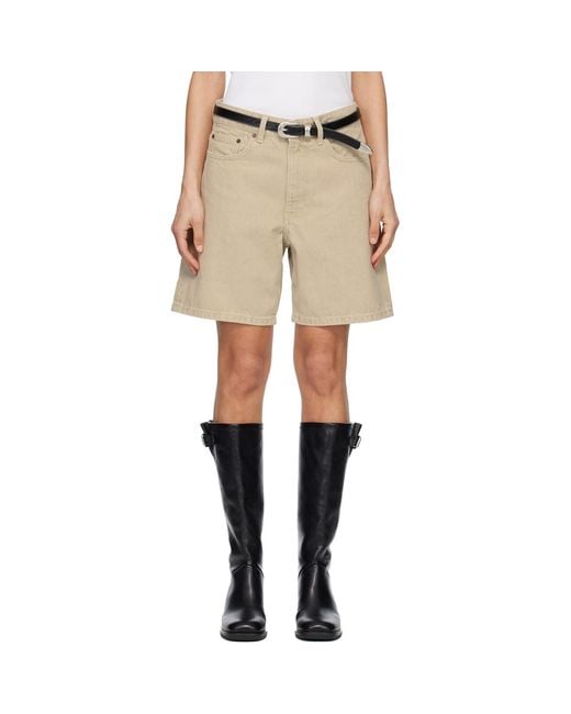 Jeanerica Natural Belem Denim Shorts