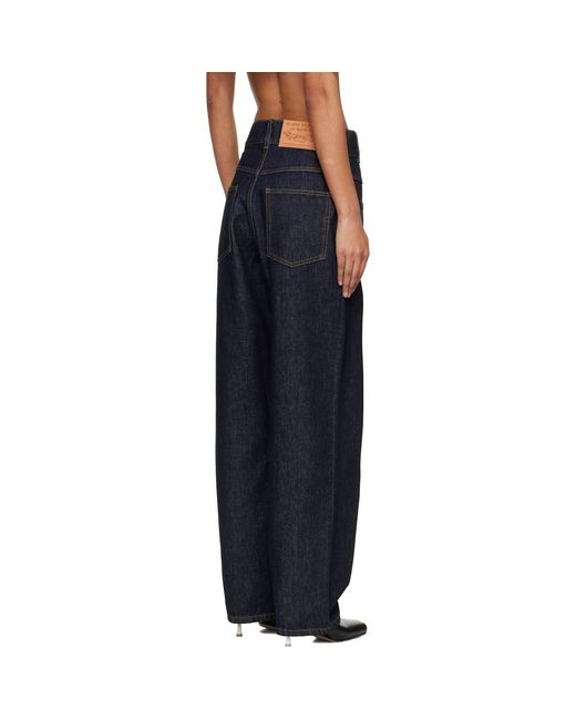 Moschino Blue Cotton Jeans
