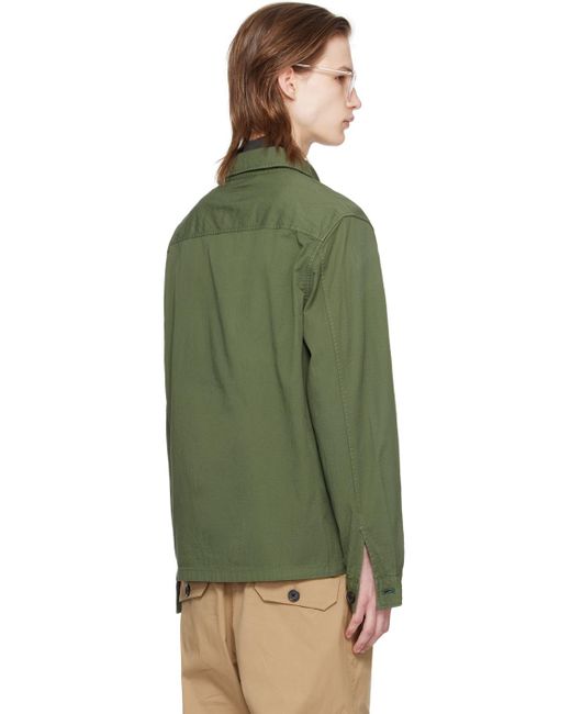 PS by Paul Smith Green Pocket Shirt for men