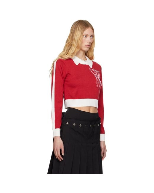 ROKH Red Contrasted Polo
