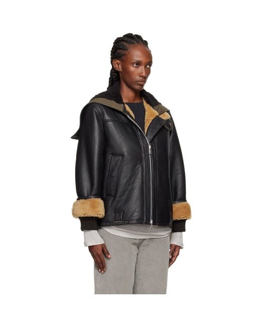 Our Legacy Black Blizzard Leather Jacket