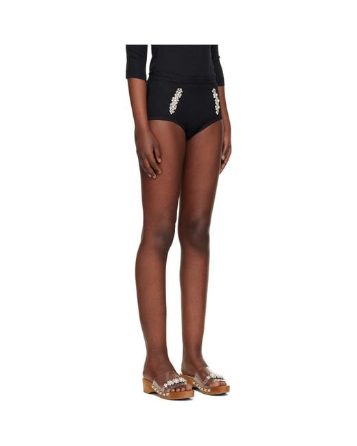 Simone Rocha Black Sculpt Briefs