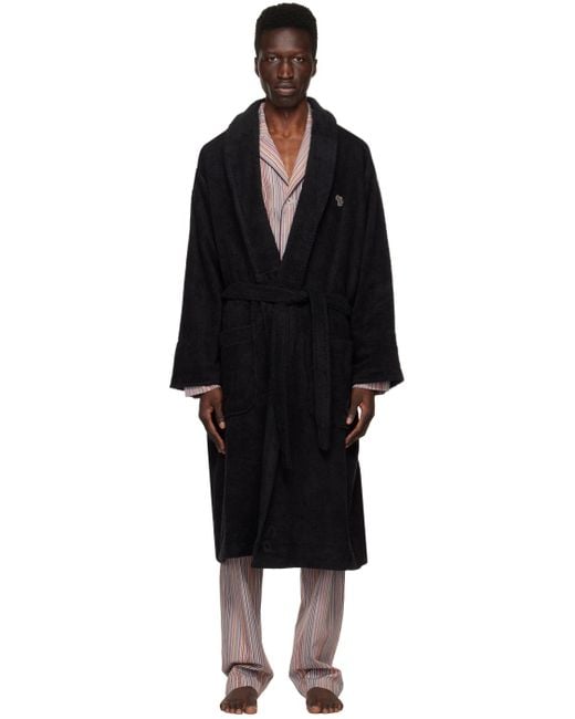 Paul Smith Black Zebra Robe for men